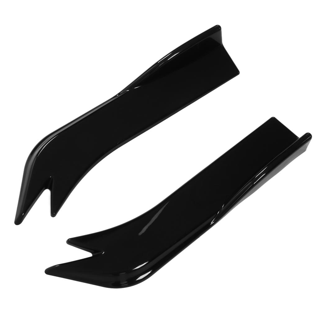 2 Stück Auto Stoßstange Hinten Lippe Diffusor Splitter Seitenschweller Canard oder mit Befestigungsschrauben