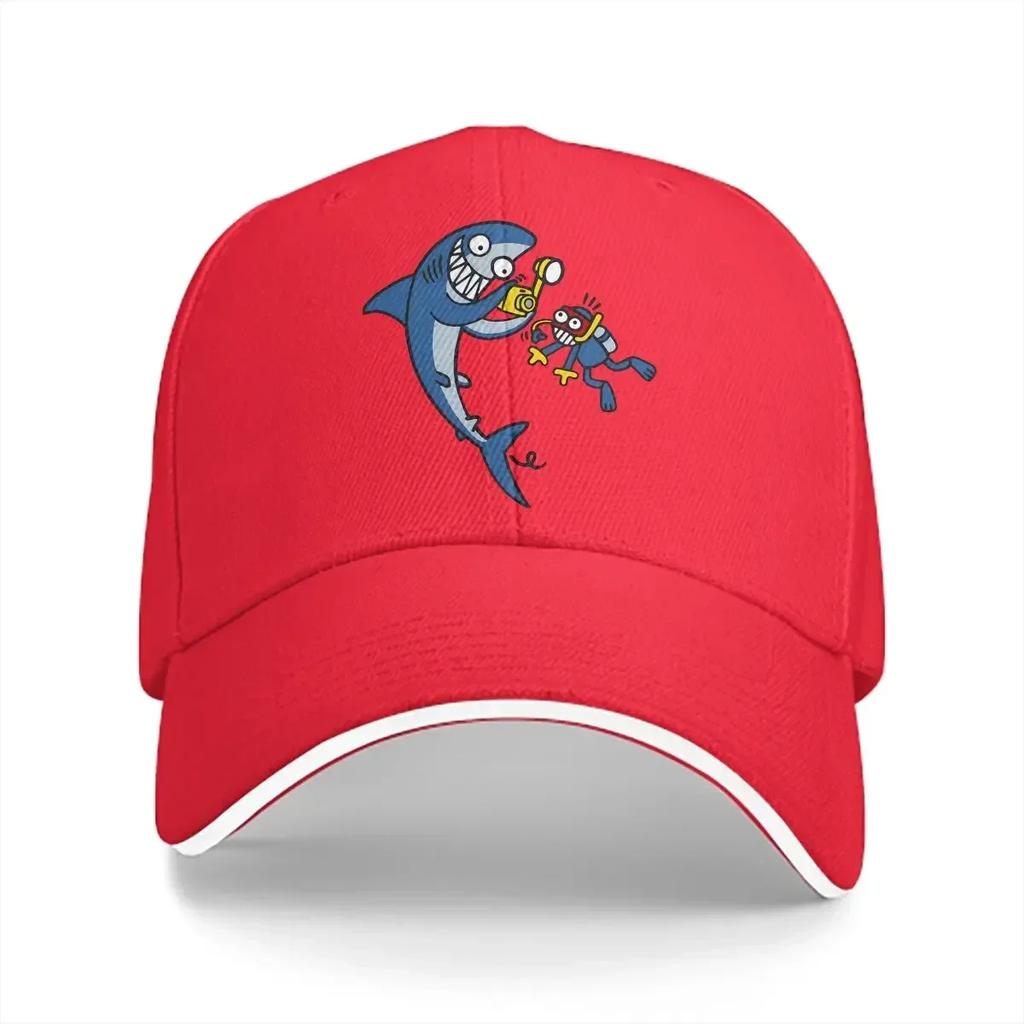 Smile Baseball Cap Unisex Hats Visor Protection Snapback Shark Scuba Diving Gifts Caps