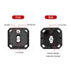 Quick Release Clamp Adapter Set with Quick Release Plate Arca Swiss with 1 4 & 3 8 Inch Screw Hole Aluminum Alloy for