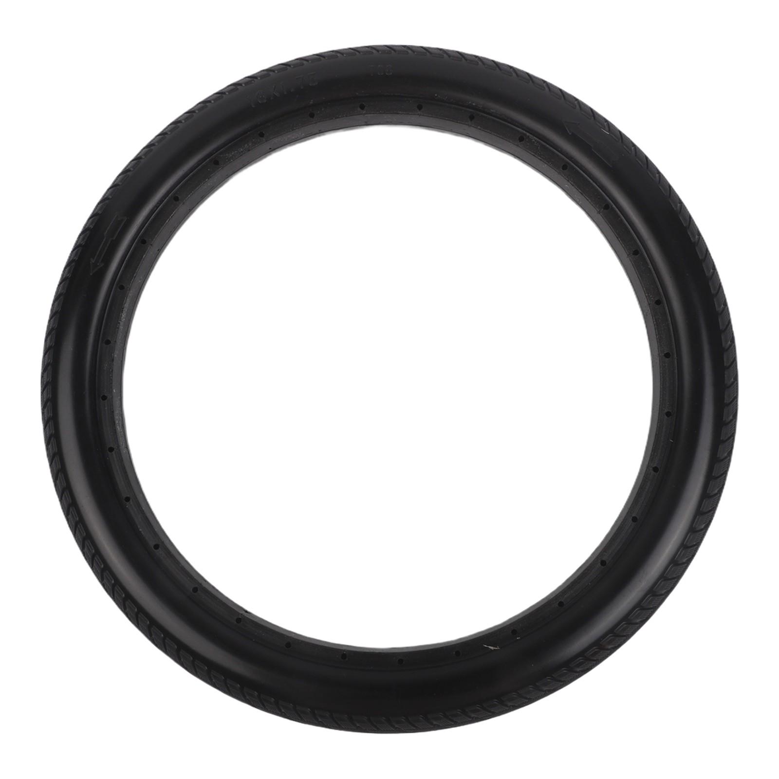 16-дюймовая цельнолитая шина Цельнолитая шина для велосипеда Цельнолитая шина для инвалидной коляски black