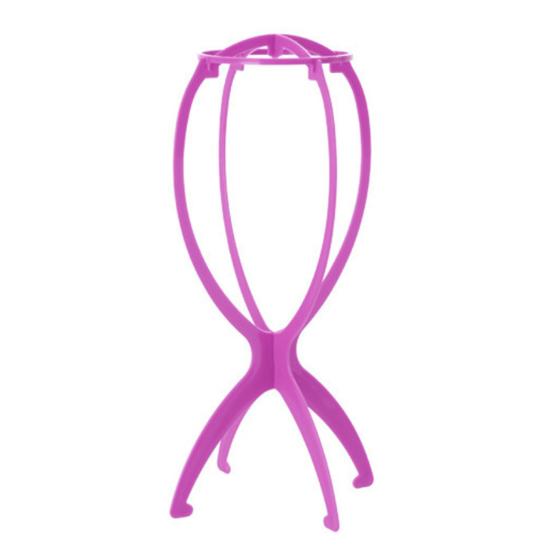 Yousheng Wig Storage Holder Foldable Creative PP Folding Wig Stand Stable Tool for Home