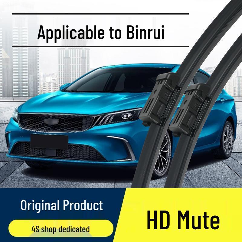 Geely Binyue Frameless Silent Front Wiper Blade with Original Rubber Strip