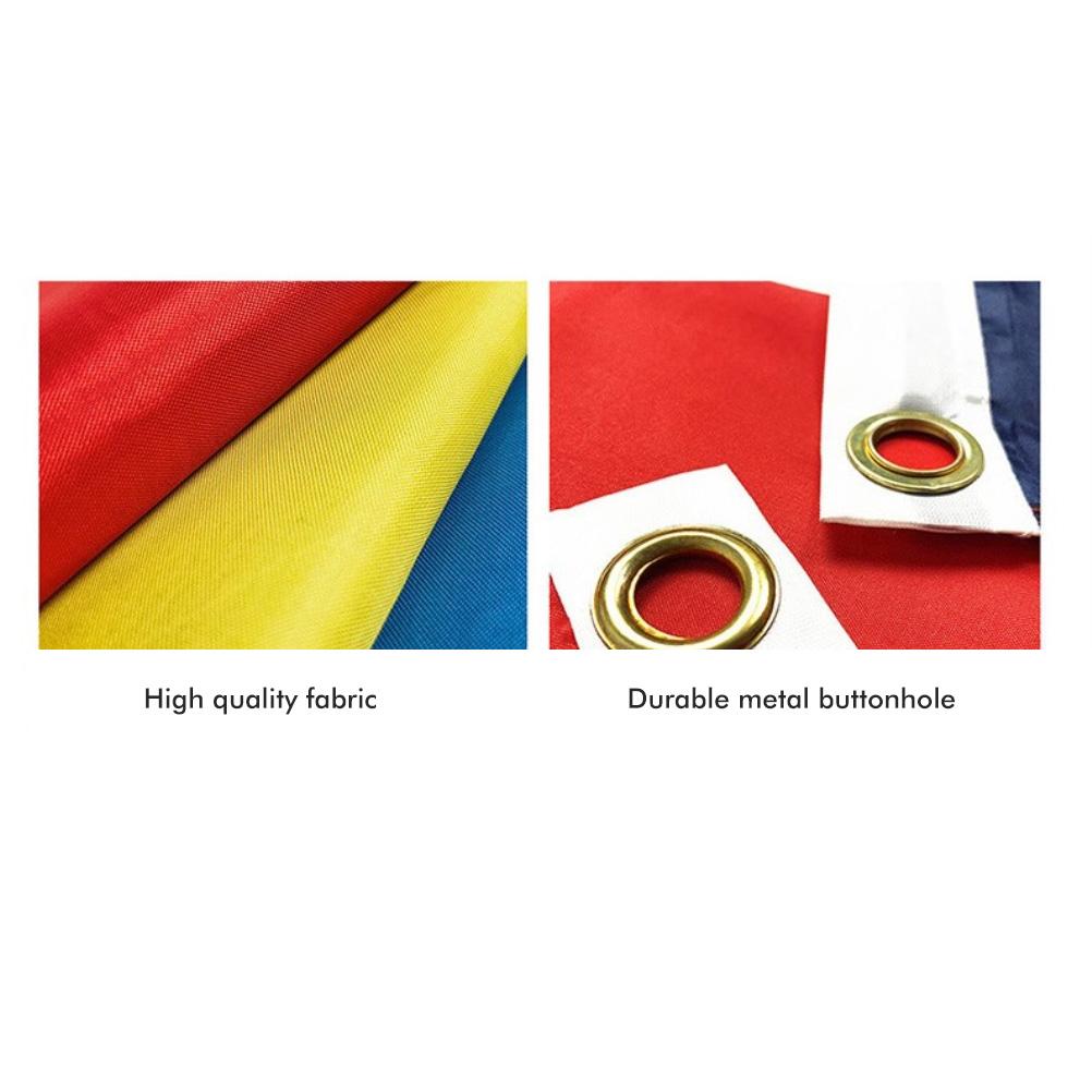 Barevná mírová vlajka polyesterová pacifistická vlajka 90 x 145 cm mírový banner vlajky pro zahradu balkon