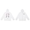 842 CHROME HEARTS Herbst und Winter Neu Übergröße Klassischer Stil Logo Reißverschluss Kapuzenpullover, Geeignet für Paare zum Tragen