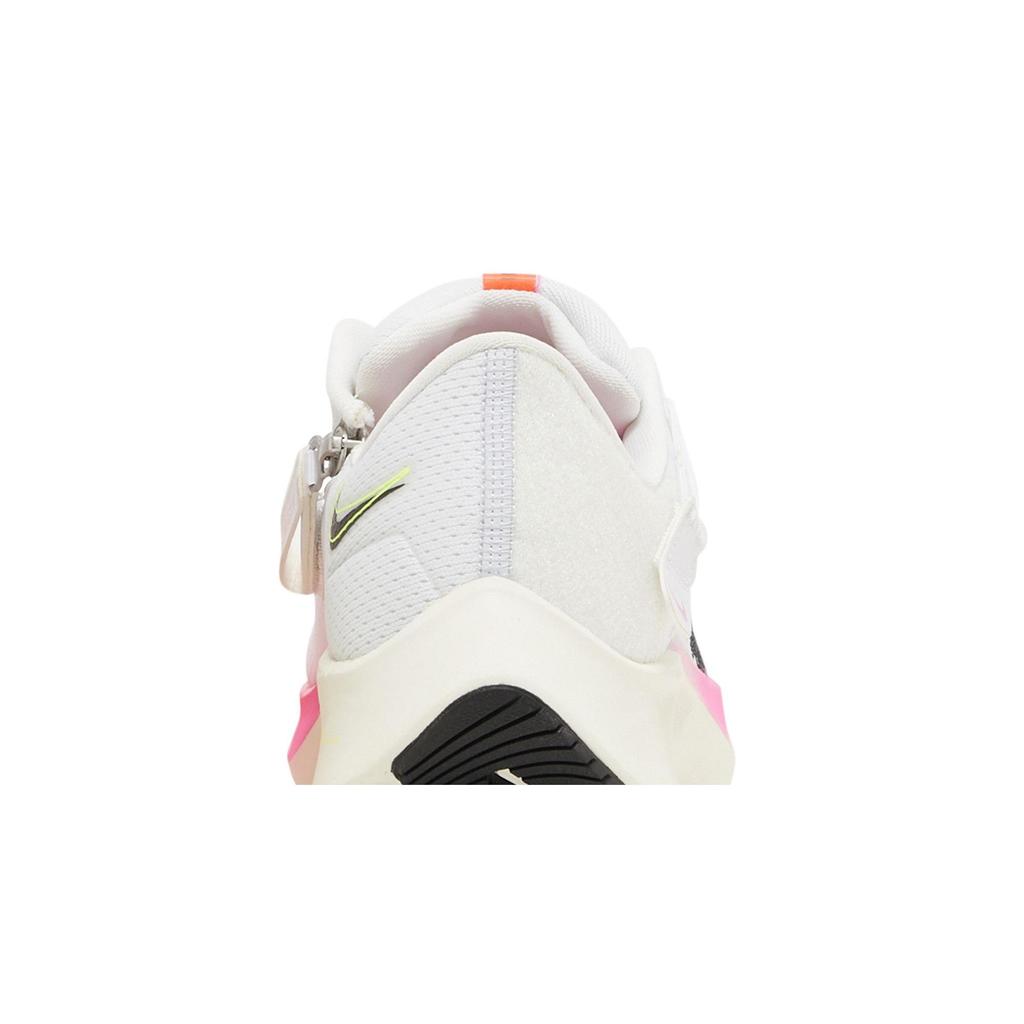 Nike Air Zoom Pegasus 38 FlyEase 'Rawdacious' (Unisex) White / Football Grey / Pink Blast / Black Running Shoes DJ5404 100