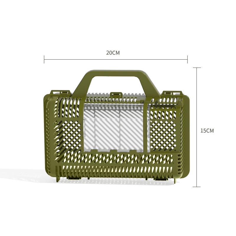 

Переносной пластиковый аквариум с крышкой для насекомых, черепах и рыб