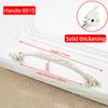 NAIERDI Ivory White Cabinet Handles Zinc Aolly Kitchen Cupboard Door Pulls Drawer Knobs European Fashion Furniture Handle