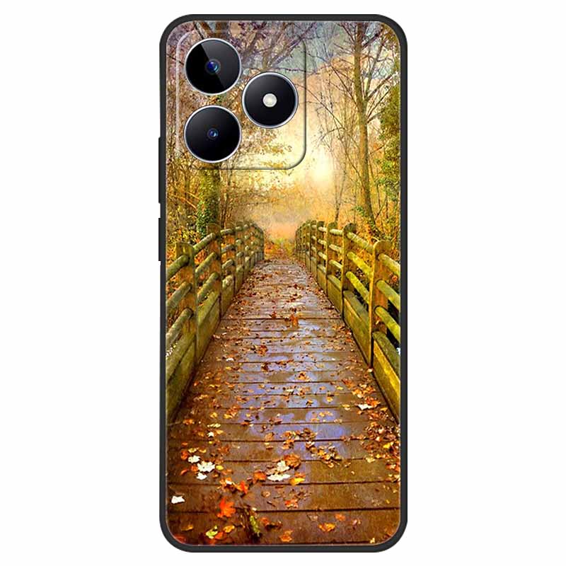 For Realme C53 Case Shockproof Soft silicone TPU Back Cover For OPPO Realme C53 4G Phone Cases Cartoon RealmeC53 C 53 2023