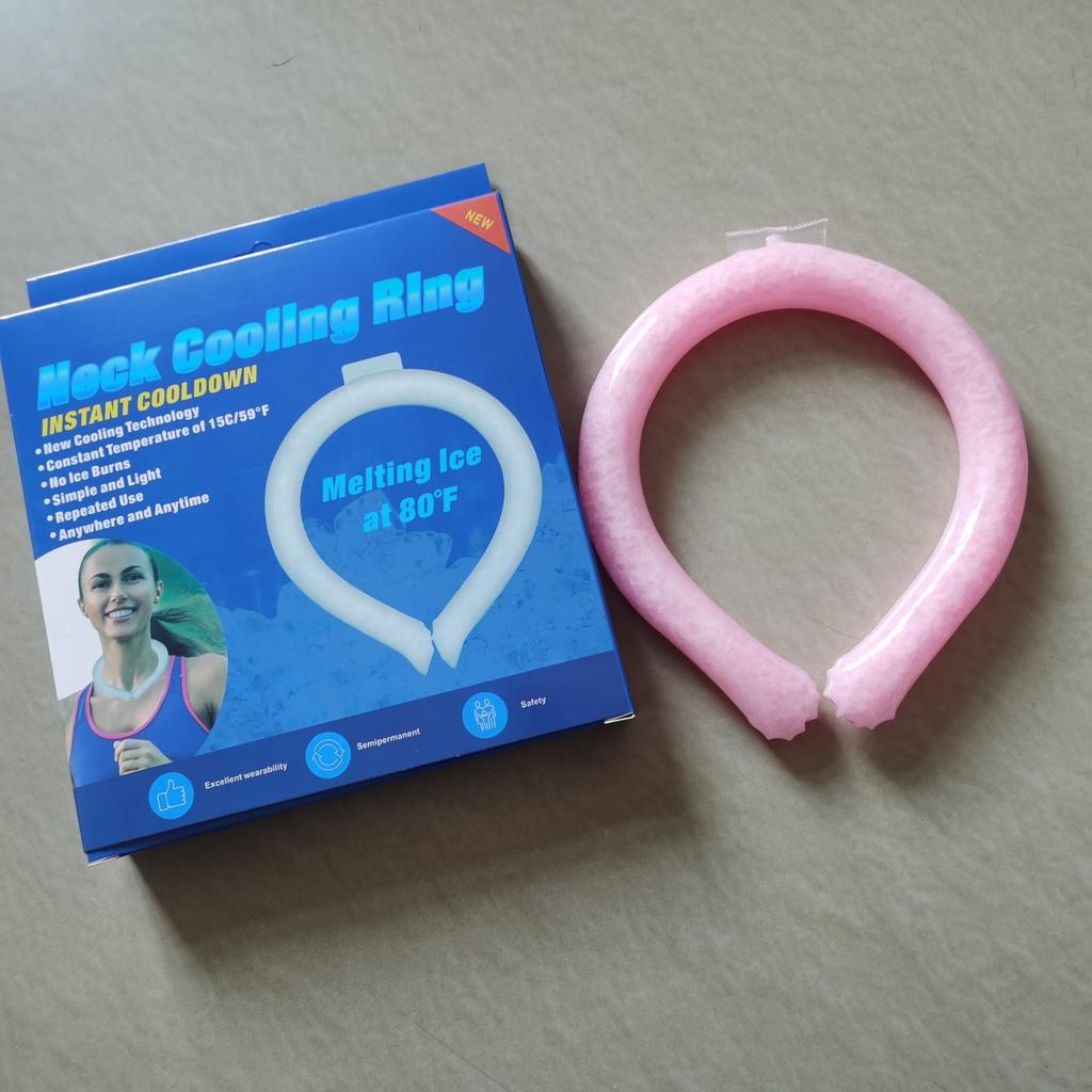 Summer Ice Ring Cooling Ring Neck Cooling Ring Outdoor Heatstroke Ice Neck Ring Ice Feeling Collar Cooling Collar