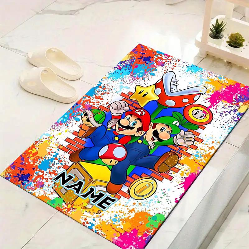 Custom 1Pc Mario Yoshi Adventure Rug Office Carpet Indoor Outdoor Entrance Doormat Nonslip Soft And Comfortable Living Room D2915172