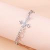Fashion Gold Silver Color Cross Anklets Crystal Ankle Bracelet Chain Women Girls Party Holiday Jewelry Gift