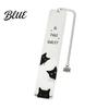 Creative Cat Bookmark Cute Bookmark Funny Metal Page Marker with Stainless Steel Quotes
