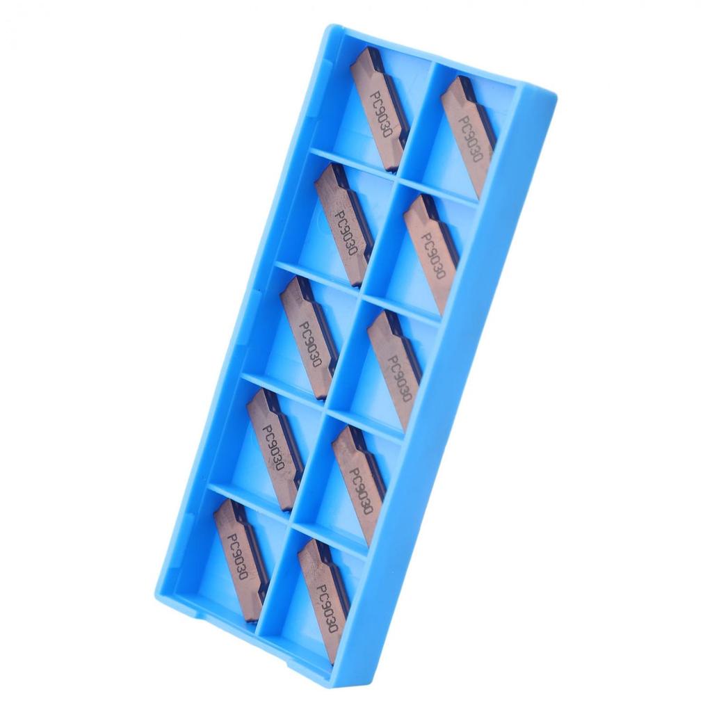 10 Pieces MGMN300-M PC9030 Carbide Insert For MGEHR/MGIVR Grooving Cut-off Tool