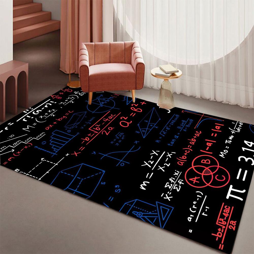 Blue Hexagon Pattern Carpet Soft Large Area Rug for Living Room Bedroom Night Ambiance Home Decoration Washable Lounge Sofa Mat