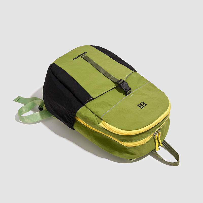 Contrast Color Stitching Outdoor Backpack Ultra Light Waterproof Backpack Large Capacity Women's Travel Bag