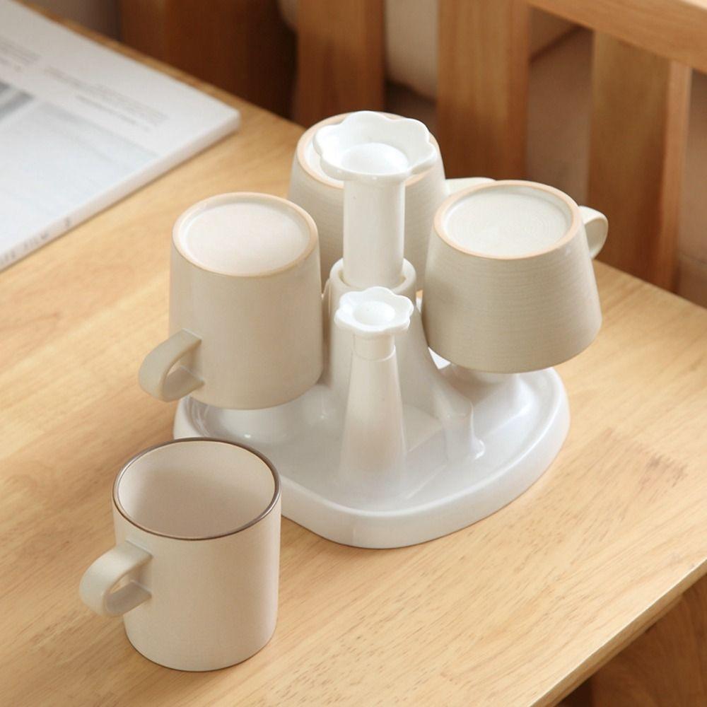 Detachable Drain Cup Holder Plastic Water Cup Holder Durable Kitchen Storage Rack  Desktop
