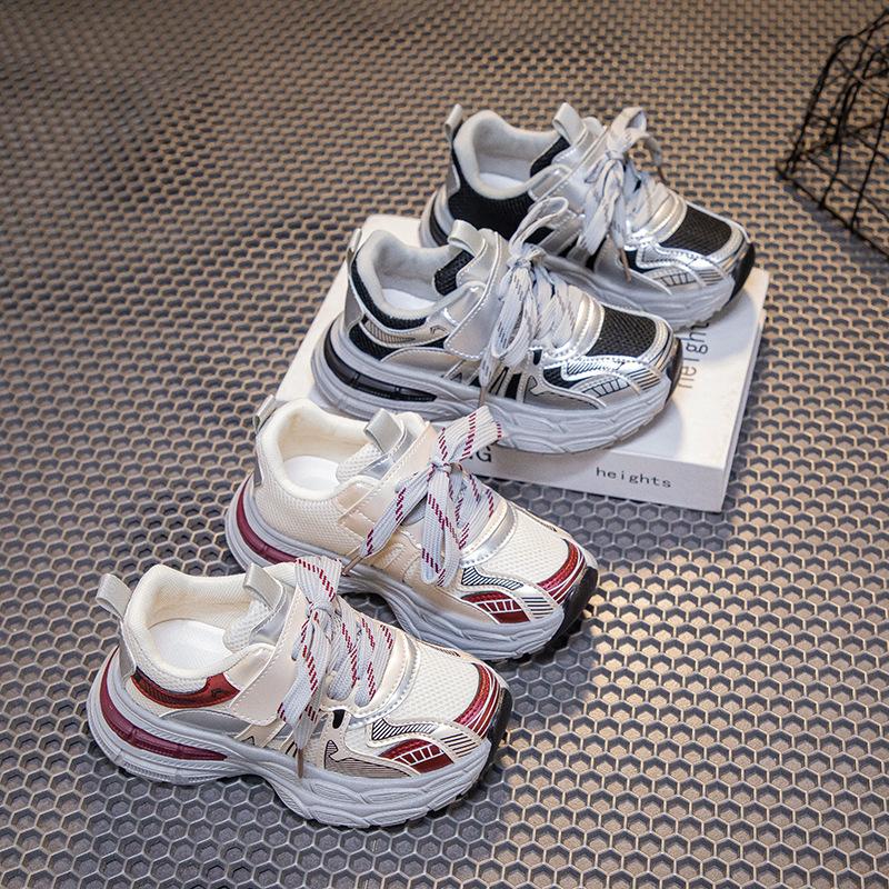 Children's sneakers 2025 spring and autumn new boys' running shoes girls' dad shoes Korean version trendy shoes comfortable sneakers