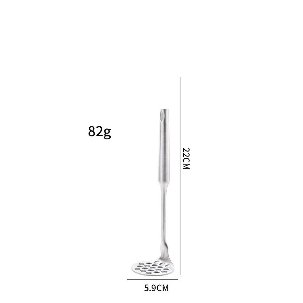 Stainless Steel Potato Masher – Manual Kitchen Tool for Baby Food and Household Cooking
