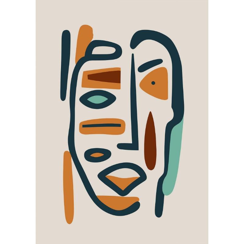 Abstract Minimalist Trendy Modern Boho Posters and Prints Canvas Printing Wall Art Picture for Living Room Home Decoration