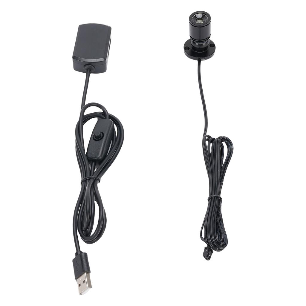 6 Stück USB Mini-Spotlights 360 Grad drehbar Schmuckvitrinen-Ausstellungsleuchten Aluminiumlegierung Vitrinenleuchten für