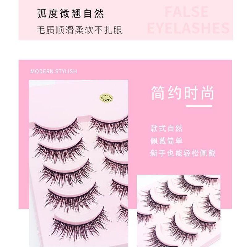 Lashie - Zarte Mehrfachpackung künstliche Wimpern