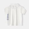 Boys' Short-Sleeved Polo Shirt Summer Kids Four Bars Half Sleeve Pearl Cotton T-shirt Tops Baby Boy Lapel Clothes