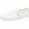 [Radweather] Slip-on Sneakers for Women and Men, Waterproof, Water-repellent, Stain-resistant, Non-slip Deck Shoes, Suitable for School and Work (Whit