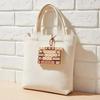 Transparent Dual-Tone Mini Keyboard Pendant 26-Key Keyboard Keychain  Children's Bag
