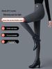 High-Waist Fleece-Lined Base Layer Pants for Middle-Aged and Elderly Women - Warm, Plus-Size, Autumn/Winter Style for Indoor/Outdoor Wear