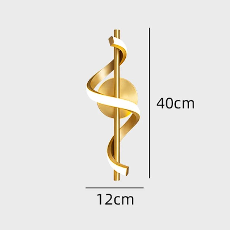 Lustre LED Wall Lamp For Living Room TV Sofa Bedroom Bedside Pendant Light Decororation Home Nordic Interior Wall Light Sconces