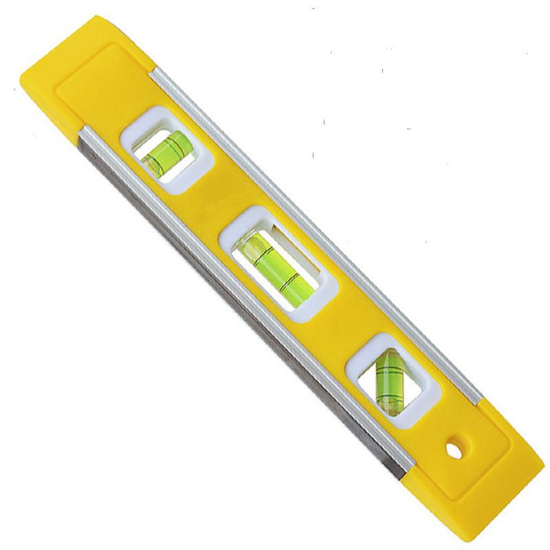 Magnetic Spirit Level Bubble Ruler Portable Pocket Spirit Level Tool Vertical Horizontal Bubble Level Measure Instruments