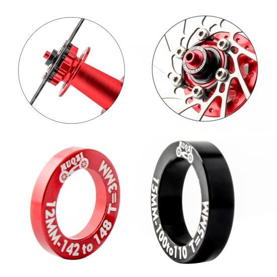 MUQZI 100–110 mm/142–148 mm Mountainbike-Fahrrad-Boost-Naben-Scheibenbremsen-Adapter-Set