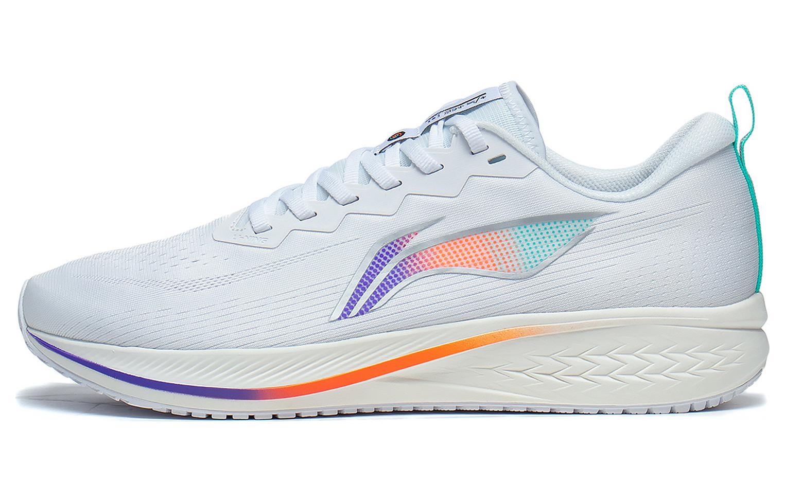 Li Ning Red Hare 6 Износостойкие Дышащие Низкие Спринтерские Беговые Кроссовки Мужские Белые ARMT015-4 45