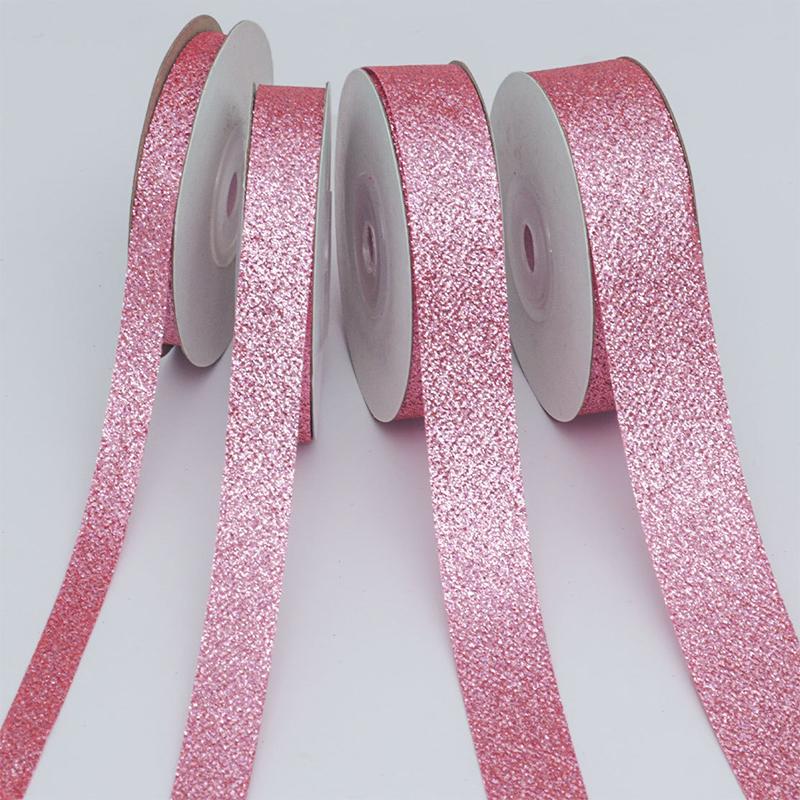Colorful Flashes Christmas Ribbon Party Decoration 10Yard Diy Gift Wrap Bow Handmade Craft Wrapping Wedding Birthday Party Decor