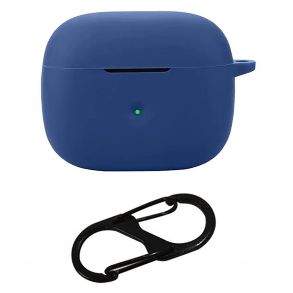 

Для Bowers & Wilkins Pi8 Силиконовый чехол с пряжкой против потери Защитный чехол для Bluetooth-совместимых наушников Dark Blue