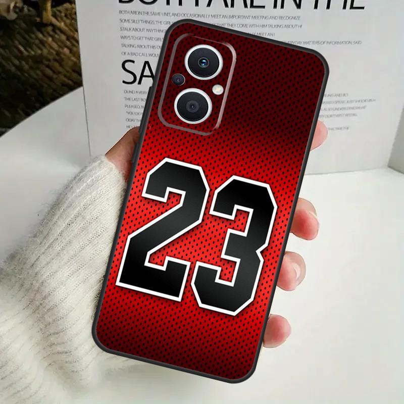 Basketball Number 23 Case For OPPO Reno 8T 4Z 5Z 8 10 11 Pro 4 5 6 7 Lite OPPO Find X6 Pro X3 X2 X5 Lite Cover