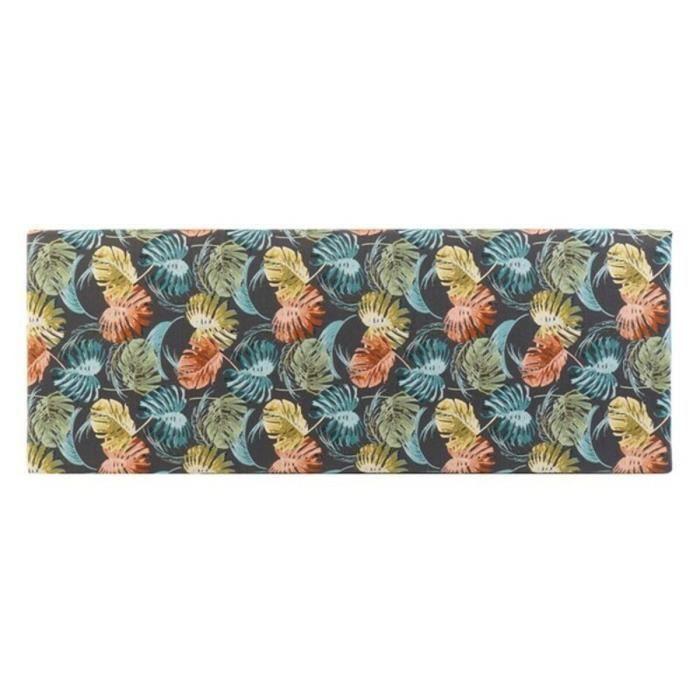 Čelo postele - Neurčeno - 160 x 10 x 60 cm - MDF dřevo - Polyester - Tropický design