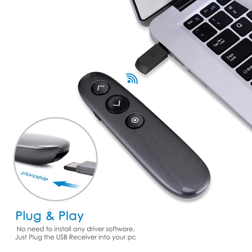 Wireless Presenter Remote Presentation USB Control PowerPoint PPT Clicker Presentation Clicker