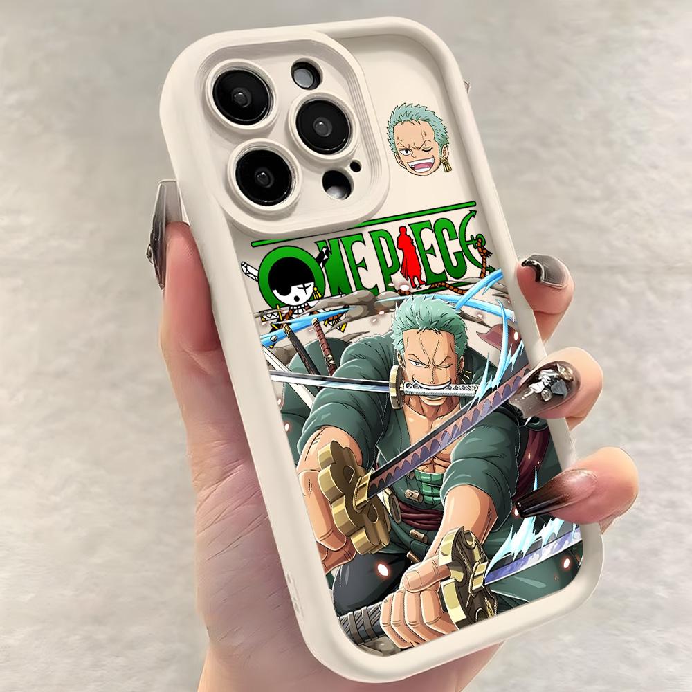 Ones Pieces Luffys Zoros Phone Case for iPhone 17e 17 16e 16 15 14 13 12 11 Air Pro Max Mini XR XS X 7 8 6 6s Plus Soft TPU