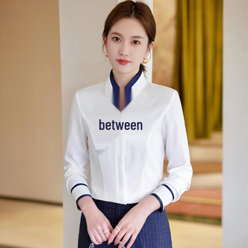 Tluoman Women s Professional Long Sleeve Bow Blouse M