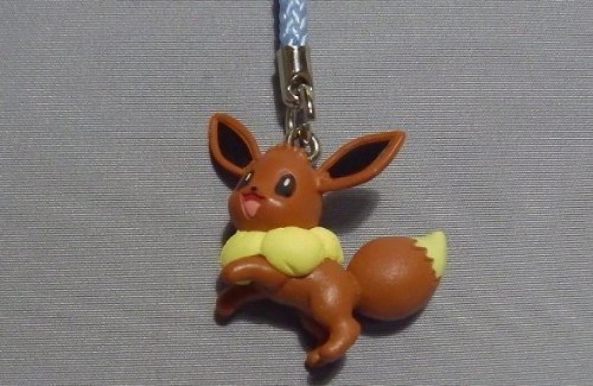 Pokemon Netsuke Mascot BW Eevee Friends Set of 6 types Gachagacha ver.