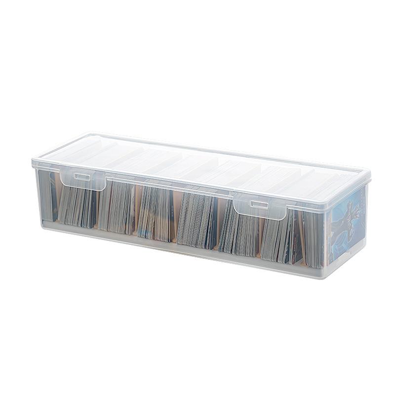 Ultraman Card Storage Box Transparent Square Clamshell Yu-Giu King Card Storage Box Large Capacity Sorting Box