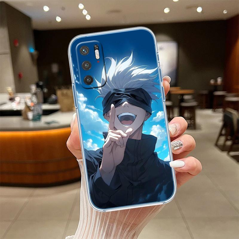 

NH27 G-Gojo S-Satoru Transparent Phone Case for Motorola Moto G40 G04 G05 One Ace Action Fusion + Plus Hyper Macro Vision Zoom Motorola One Vision