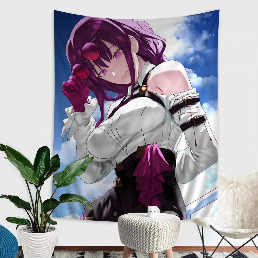 Honkai Star Rail Kafka Printed Large Wall Tapestry Cheap Hippie Wall Hanging Bohemian Wall Tapestries Mandala INS Home Decor