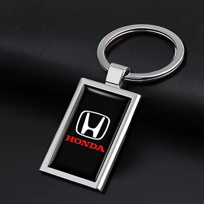 Car Keychain Pendant Honda Keyring Ornaments Auto Accessories For Honda Civic Fit Jazz Accord Pilot CRV Odyssey Passport City BI2