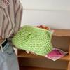 Women's Straw Beach Bag - Versatile Crossbody and Handheld Woven Bag