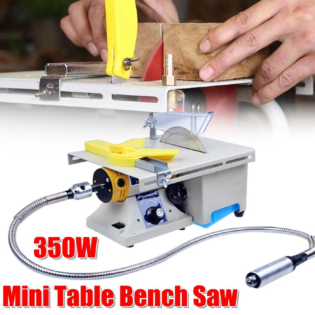 350W Mini Table Bench Saw Electric Grinding Engraving Machine Jade Wood Stone Polishing For Bodhi Ivory Carving Polisher