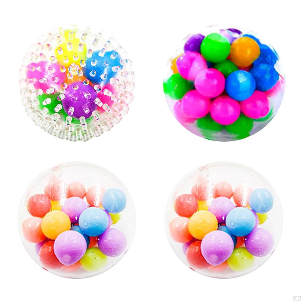 Novelty Rainbow Balls Tricks Props Sensory Toy for Party Office Adults 20