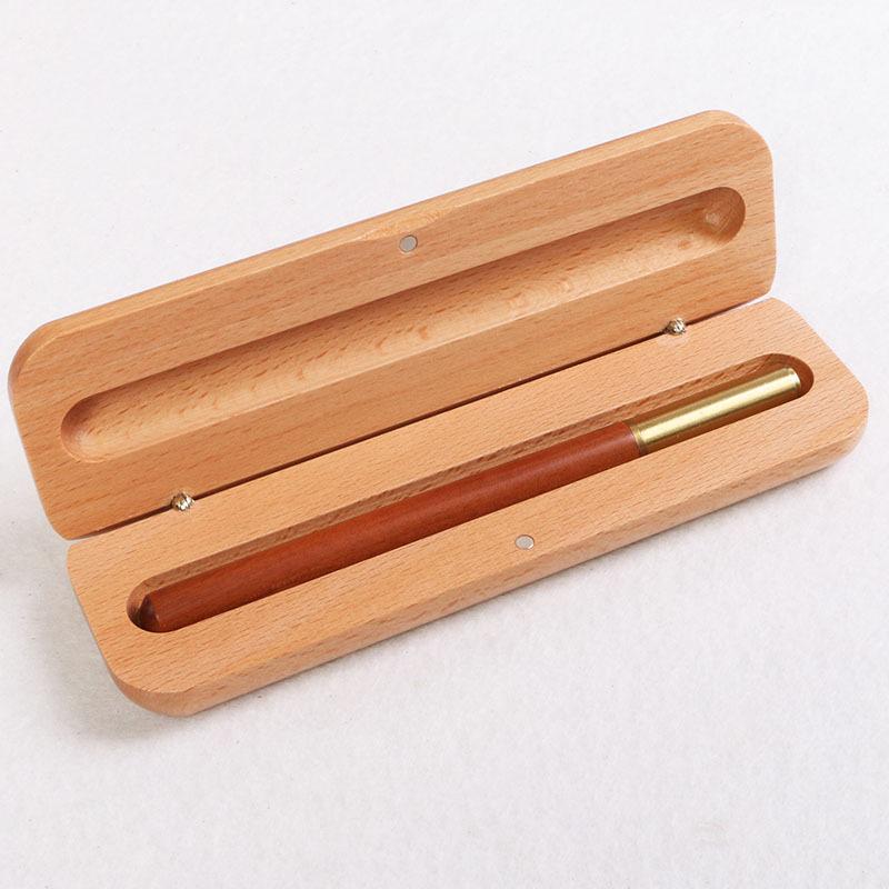 Caneta Sandalo de Latão de Alta Qualidade, Caneta de Assinatura, Caneta de Presente Publicitário de Negócios Vintage, Caneta Gel de Madeira, Caneta Criativa Cultural Baoju