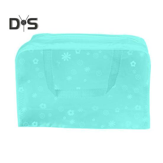 

Косметичка прозрачная ПВХ застежка-молния портативная сумка для хранения большой емкости органайзер для косметики прозрачная косметичка зелёный